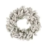 Bizzotto Christmas wreath OREGON Ø60cm white-green thumbnail