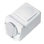 Socket+one button two way switch 16A 250V, IP44 thumbnail