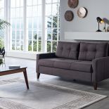 Two-seater sofa SANDRO 161x89x83cm Zigana grey thumbnail
