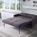 Two-seater sofa SANDRO 161x89x83cm Zigana grey thumbnail