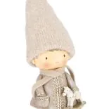 Bizzotto Decoration Christmas Boy figurine DELSEY 25cm thumbnail