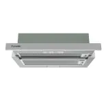 Telescopic wall mounted cooker hood EL-60L07S 630m³/h silver thumbnail