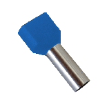 Insulated cable terminals TE7508/blue (100 pcs. per pack) thumbnail