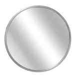 Wall mirror with metal frame 60x60cm black thumbnail