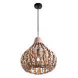 WOODY-D PENDANT 1XE27 BLACK /RATTAN thumbnail