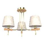 JONAS Celing lamp 3xE14 beige/gold thumbnail