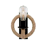 ROPE Wall lamp 1xE27 black thumbnail