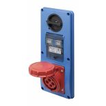 EC690 VERT.SOCKET 2P+E 32A SWITCH&FUSE HOLDER IP44 thumbnail
