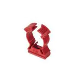 PVC COLLAR CONDUIT CLIPS EC D20 RED 100pcs. 25mm thumbnail