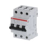 ABB Miniature circuit breaker for industrial use S203-C50 50A 3P 6kA curve C thumbnail