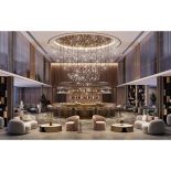 Pendant TULIP 14X3,2W LED 3000K transparent/brass thumbnail