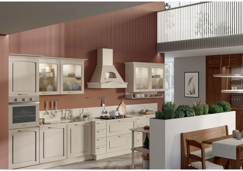 Модулна кухня по поръчка серия GRACE ъглова 200x290cm