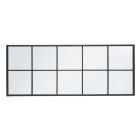 NUCLEOS ЧЕРНО ОГЛЕДАЛО С РАМКА ТИП ПРОЗОРЕЦ 125X5