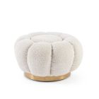 FLOREL NATURAL POUFFE