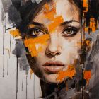 IMAGELAND АКРИЛНА КАРТИНА  BROWN EYE GIRL