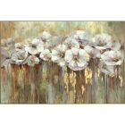 IMAGELAND АКРИЛНА КАРТИНА WHITE POPPIES WITH GOLD