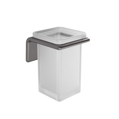 Toothbrush Holder GEDY Il Giglio, Gun Metal