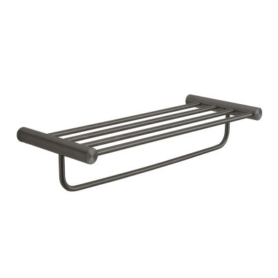Double Shelf For Towels GEDY Ande, Gun Metal