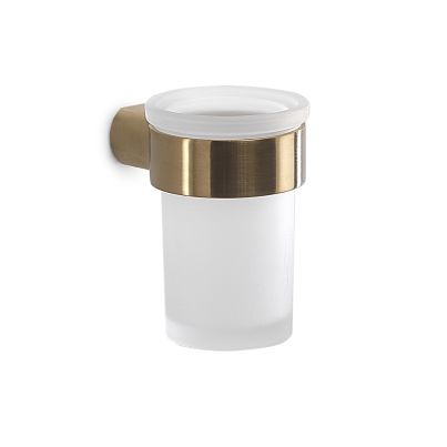 Toothbrush Holder GEDY Pirenei, Matt Gold