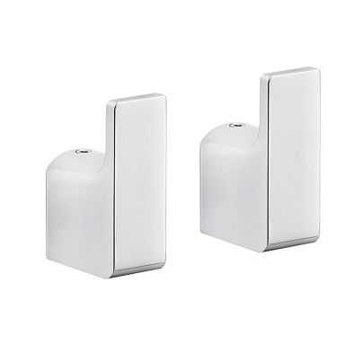 Hook 2 Pieces GEDY Pirenei, Chromed