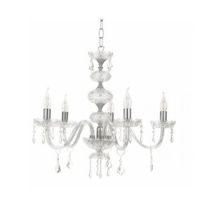 DALLAS/5 Chandelier 5XE14 Chrome