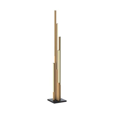 Zuma Line LED подова лампа ELIOT ML4980-5-3BMT 21W 3000K черно/дърво