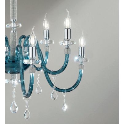 DIDO/12 Chandelier 12XE14 Chrome