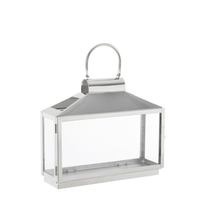 Bizzotto Nilak Silver Lantern H27.5