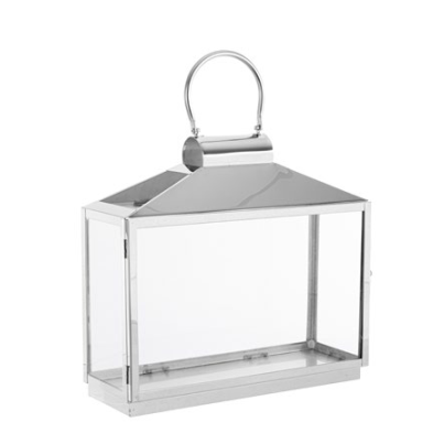 Bizzotto Nilak Silver Lantern H39cm