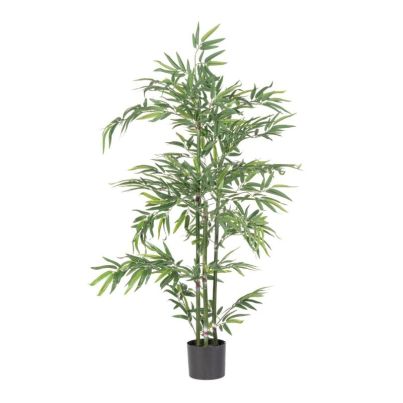 Бамбуково растение с ваза, височина 130 см 