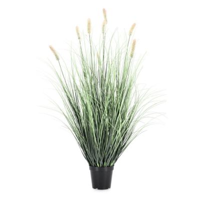 Изкуствено растение PENNISETUM с ваза, H90