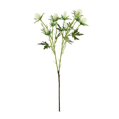 Bizzotto Hazely White Eryngium Branch H68 cm