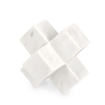 KANDY WH MARBLE CROSS DECORATION