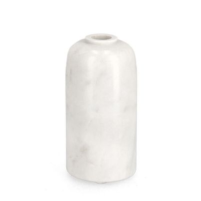 KANDY WH RO MARBLE VASE HOLDER H15