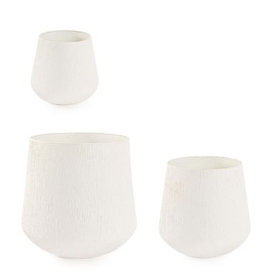 SET3 KENAR ROUND BEIGE VASE HOLDER
