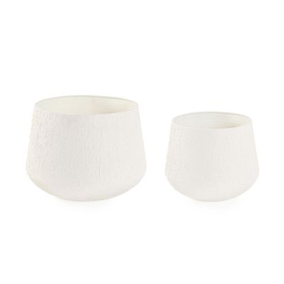 SET2 KENAR ROUND BEIGE LOW VASE HOLDER