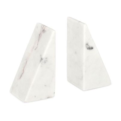 SET2 KANDY WH MARBLE DECORATION H15
