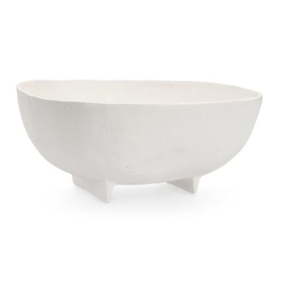HISAR DECORATIVE WHITE BOWL 26,5X27