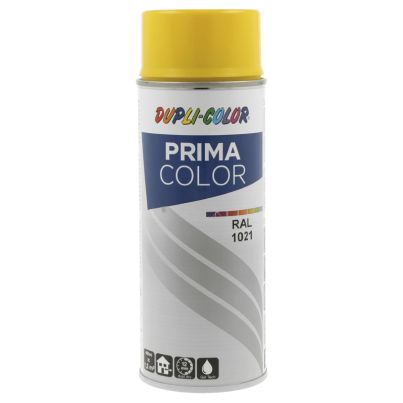 Spray Paint PRIMA COLOR RAL 1021, Bright Yellow, 400 ml