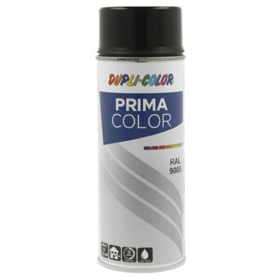 Spray Paint PRIMA COLOR RAL 9005M, Jet Black, Matte, 400 ml
