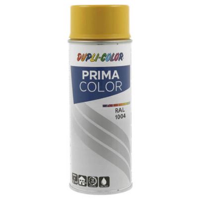 Spray Paint PRIMA COLOR RAL 1004 Classic Yellow, 400 ml