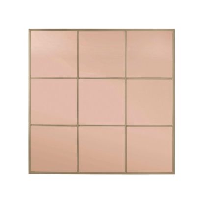 WINDOW PLANET BR MIRROR W-F GOLD 90X90