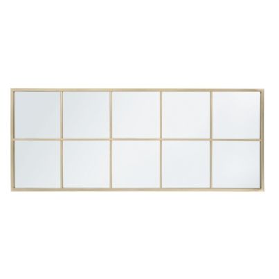 NUCLEOS GOLD MIRROR W-WIND. FRAME 125X50
