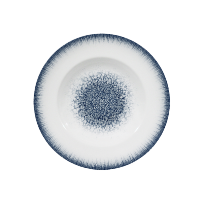 Чиния за паста SATURNIA Nancy, 26,5 см, бяла/синя