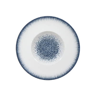 Чиния за паста SATURNIA Nancy, 27,5 см, бяла/синя