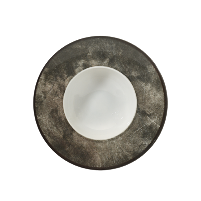 Чиния за паста SATURNIA Brown sketch, 27,5 см, кафява