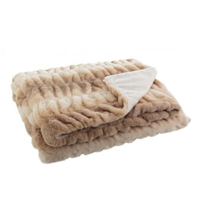 BIZZOTTO ОДЕАЛО SHIRRING 120X150 КАФЯВО/КРЕМ