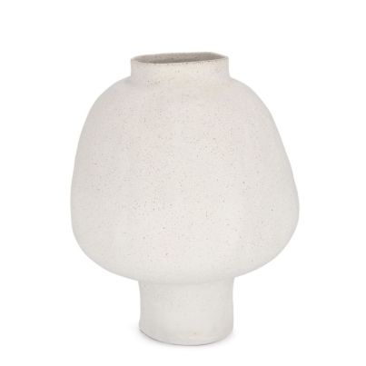 KUMI WHITE VASE H40