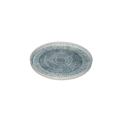 Чиния с борд SATURNIA Space, 20 см, сивo-синя