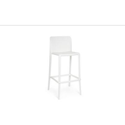 Bizzotto Chloris White Bar Stool